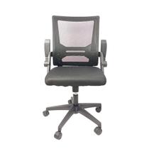 Cadeira Diretor Tela Braço Flange Relax System Preta W-16