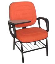Cadeira Diretor Universitária suporta150 kg Linha Plus Size Vermelho