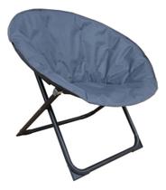 Cadeira Dobrável 78X85X69Cm Cinza Aço Até 110Kg - Lyness Cadeira Dobrável 78X85X69Cm Cinza Aço Até 110Kg - Lyness