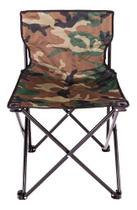 Cadeira Dobrável Araguaia Camuflada Bel Camping Pesca