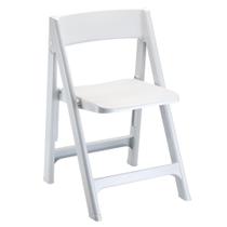 Cadeira Dobrável Branca Plástico Resistente Até 100Kg