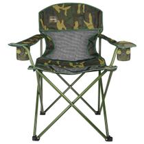 Cadeira Dobrável C/ Apoio Pandera Verde Camping Pesca +Bolsa