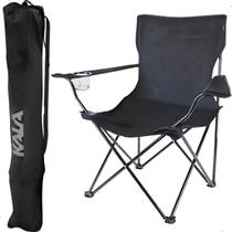 Cadeira Dobrável Camping Praia Pesca Portátil Leve Reforçada Confortável Suporta 120kg Com Porta Copos e Bolsa Prática Kala Cadeira Dobrável Camping Praia Pesca Portátil Leve Reforçada Confortável Suporta 120kg Com Porta Copos e Bolsa Prática Kala