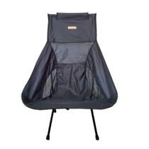 Cadeira Dobrável de Camping Pesca com Encosto Preto MCC-P003 - TomateModeloMCC-P003