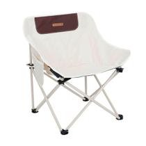 Cadeira Dobrável de Camping Pesca Premium Preta ou Bege - Tomate