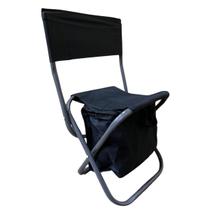 Cadeira dobrável de ferro 3/4 com encosto e bolsa térmica de 12l Cadeira dobrável de ferro 3/4 com encosto e bolsa térmica de 12l
