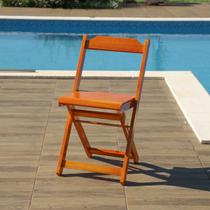 Cadeira Dobrável de Madeira Bar Mel - Móveis Britz Cadeira Dobrável de Madeira Bar Mel - Móveis Britz