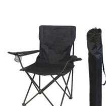 Cadeira Dobrável Em Aço,camping,pesca Com Bolsa E Porta Copo - nautika