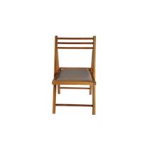 Cadeira Dobrável em Madeira Cor Mel com Assento Estofado e Encosto Palito Preebel material sintético Bege - Mel Cadeira Dobrável em Madeira Cor Mel com Assento Estofado e Encosto Palito Preebel material sintético Bege - Mel