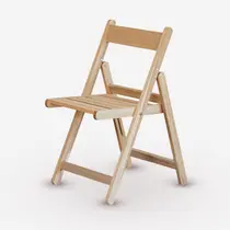Cadeira Dobrável Eucalipto sem Pintura Davos