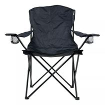 Cadeira Dobrável Grande Portátil 150kg Camping Praia Kala