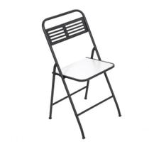 Cadeira Dobravel Millenium Preta Metalnew Cadeira Dobravel Millenium Preta Metalnew