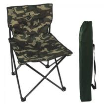 Cadeira Dobravel para Pesca Araguaia Luxo Estampa Camuflada Premium Bel