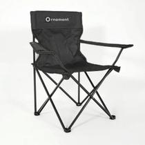 Cadeira Dobrável Pesca Camping Praia Até 120KG Preta Ornament OCC Cadeira Dobrável Pesca Camping Praia Até 120KG Preta Ornament OCC