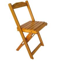 Cadeira Dobrável Retrátil De Madeira - 4i móveis e madeira