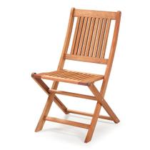 Cadeira Dobrável sem Braços Madeira Eucalipto Jatobá