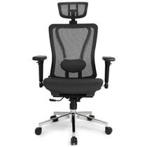 Cadeira DT3 Office Moira, Até 150kg, Apoio de Cabeça e Braço 3D, Cilindro Classe 4, Preto - 11214-9