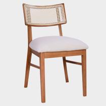 Cadeira Durban Estrutura Nozes Vários Tecidos em Linho e Veludo - Datelli Design