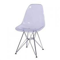 Cadeira Eames Base Cromada