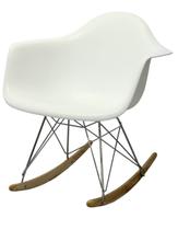 Cadeira Eames com Braco Base Balanco Branco Fosco - 24501