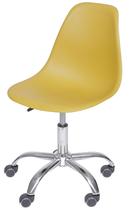 Cadeira Eames com Rodizio Polipropileno Acafrao - 49335 - Sun House