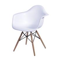 Cadeira Eames Dar C/braço Sala De Jantar 62x44x82cm Branco