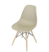 Cadeira Eames Design Colméia Eloisa Bege Cadeira Eames Design Colméia Eloisa Bege