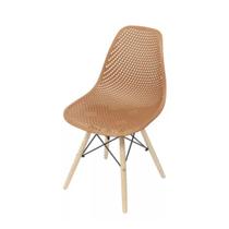 Cadeira Eames Design Colméia Eloisa Laranja Cenoura