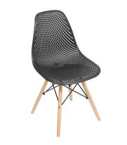 Cadeira Eames Design Colméia Eloisa Preto - Homelandia