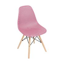 Cadeira Eames Design Colméia Eloisa varias cores Rosa