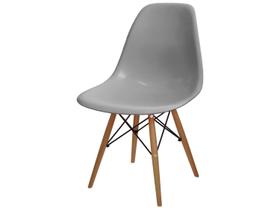 Cadeira Eames DSW Base Madeira - Cinza