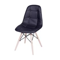 Cadeira Eames Dsw Botonê Preta Cadeira Eames Dsw Botonê Preta