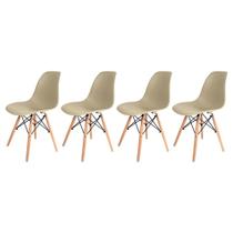 Cadeira Eames Dsw Madeira Cx 4 Fendi