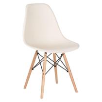 Cadeira Eames Eiffel DSW - Creme - Madeira clara - Mobili