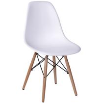 Cadeira Eames Eiffel DSW Polipropileno Base Madeira
