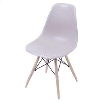 Cadeira Eames Eiffel Para Cozinha Mesa De Jantar Base Madeira Fendi
