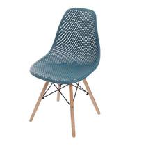 Cadeira Eames Furadinha - Azul Petróleo