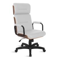 Cadeira Eames Para Escritório Linha Capa em Madeira Branco Cadeira Eames Para Escritório Linha Capa em Madeira Branco