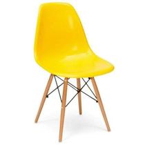 Cadeira Eames Polipropileno Base Madeira Eiffel Espresso Móveis
