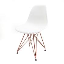 Cadeira eames pp branca eiffel cobre