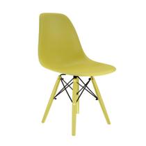 Cadeira Eames Pp Limão Siciliano Pés Em Polipropileno