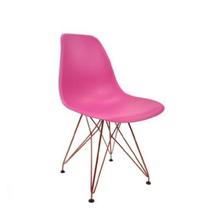 Cadeira Eames Pp Rosa Chiclete Eiffel Cobre