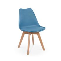 Cadeira Eames Wood Leda Design - Turquesa - Magazine Decor