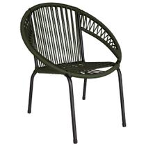 Cadeira Eclipse em Aço Carbono e Corda Náutica