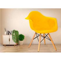 Cadeira Eiffel com Braço Amarelo