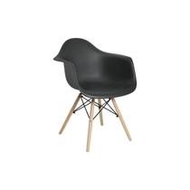 Cadeira Eiffel Com Braços Preto Mor