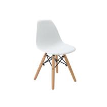 Cadeira Eiffel Infantil Branco Sem Braço Rivatti Kit 6 Unid