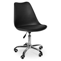 Cadeira Eiffel Office Base Giratória - Preta Cadeira Eiffel Office Base Giratória - Preta