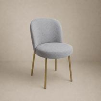 Cadeira Elegance Ayla Base de Ferro Diversas Cores Jantar Penteadeira Salão Recepção -