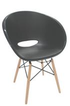 Cadeira Elena preta 3D